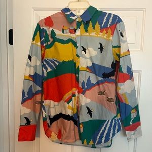 Colorful amazing Boden women’s button down